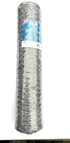 Astone 40cm x 10m Chicken wire, heavy duty Wire netting, (13mm, 10m x 400mm)