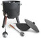 Utschak Feuerofen mit Gusseisen Topf flacher Boden mit Deckel 16 L Ø 44 cm Kazan Schaumlöffel für Plov 64 cm, Schaumlöffel für Plov 48 cm Учаг Uchag казан Kasan Oven (Set 3)