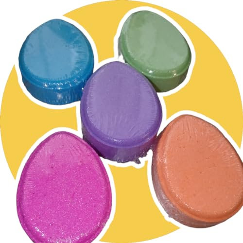 5 Mini Egg Handmade Bath Bombs Gift Set