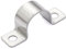 FamlTol 20 Pcs Abrazaderas Para Tubos Clip De Tubo De Silla De Montar 2 Agujero Abrazadera De Tubo En Forma De U Para TuberíAs De Agua, TuberíAs De Gas Y FijacióN De Cables Ø 16 mm.
