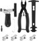 Kettennieter Fahrrad Set，Fahrradkette Werkzeug mit Kettenschloss Zange und 4 Paar Fahrradketten Nieten，für 6-11 Gang Kette Kettenzange Fahrradkette Reparatur Set，Ideal für alle Arten von Fahrrädern