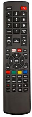 Wintem Telecomando Universale per TV e Smart TV Multimarca - Ideale per TV Come LG, Philips, Panasonic e Samsung - Intuitivo e Facile da Utilizzare con Tasti Rapidi Netflix e Youtube