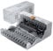 EZARC Cacciavite elettrico, 181 in 1, set di cacciaviti meccanici di precisione, 162 punte magnetiche CR-V, coppia a 3 marce, mini cacciavite a batteria ricaricabile per cellulare, orologio, bianco