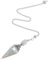 COMNICO Pendel Kristall Harz Aquamarin Pendulum Edelstein Heilsteine Natürliches Sechseckiges Edelstein Kristall Ornamente für Hexerei Zeremonie, Wahrsagen, Reiki Heilung und Meditation