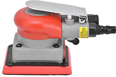 TYCIONG Pneumatische Schleifmaschine, Handschleifer, Pneumatischer Schleifer, Legierter Stahl, Luftquadrate, Schleifmaschine, Schleifpapiermaschine für Holz, Polierer, Metall und