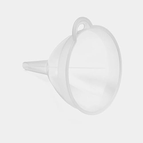 Transparent Funnel Large 14cm Clear Plastic Funnel for Pouring Liquid Bottle Filling Essential Oils Crafts Supplies Science Laboratory