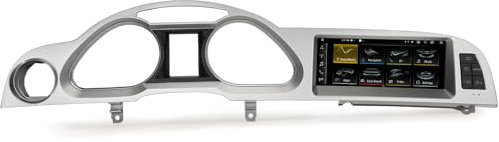 8,8 Zoll Android 14 Snapdragon 8 Kern Autoradio Carplay Android Auto für Audi A6 S6 RS6 (C6/4F) MMI 2G HIGH mit GPS Navigation DAB+ WiFi IPS Bluetooth 5.1 Touchscreen SWC DSP Radio Canbus