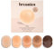 Breasties Nipple Cover - Adhesive-Free Silicone Nipple Pasties - Reusable Pasty Nipple Covers for Women with Travel Box and Storage Bag (Ivory, Peach B-DD Cups)