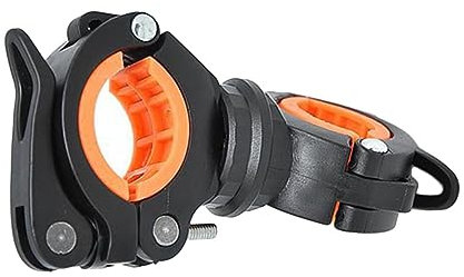KICHOUSE Universal Fahrrad Lampenhalter Stabile Kunststoffkonstruktion Schnellbefestigung ° Drehbar Für Lichthalterung Fahrrad Lichtständer