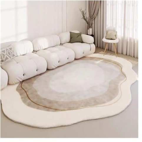 WUTIANBAO Teppich Schlafzimmer Carpet Unregelmäßiger Bereich Teppich Boden Teppich Matte Home Decor Teppich Für Wohnzimmer Esszimmer Teppich Wohnzimmer(B,80 * 120cm)