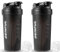 GEMFUL 750ml Protein Shaker BPA-Frei & Ideal für Proteinshakes, Fitness uvm (2er-Pack)