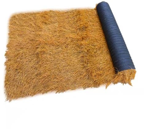 Artificial Straw MatsThatch Grass Roof, Mexican Style Artificial Palm Thatch Rolls, Duck Blind Grass Hay Bales, Fake Straw Roof Cover, Artificial Straw Roll For Bar Garden Patio Fence Party