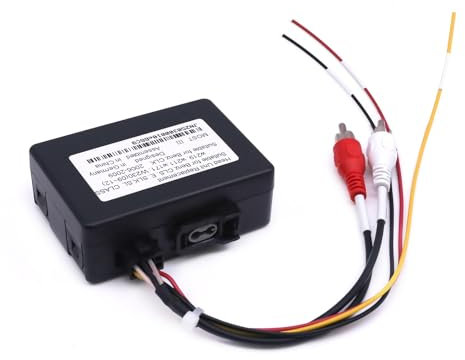 SWTNVIN Optical Fiber Decoder Box für Andriod Autoradio,Glasfaser Decoder Box für Mercedes-Benz E/CLS/SLK/SL/CLK Series