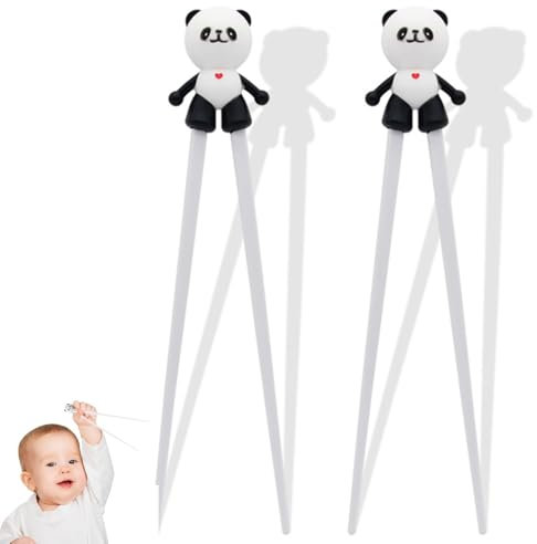 2 Piezas Ayudante De Palillos Chinos, Resistentes al Calor para Platos Asiáticos - Palillos de Entrenamiento para Niños y Reutilizables