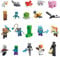 20PC Cake Toppers Figures Set Cake Decorations Cupcake Toppers Characters Action Figures for Kids