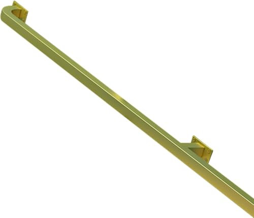 Pasamanos De Oro para Escaleras - Kit Completo, Barandillas para Pasamanos Interior Y Exterior, Barandilla De Escalera De Hierro Forjado, Pasamanos De Seguridad con Soportes De Pared, 10ft/300cm