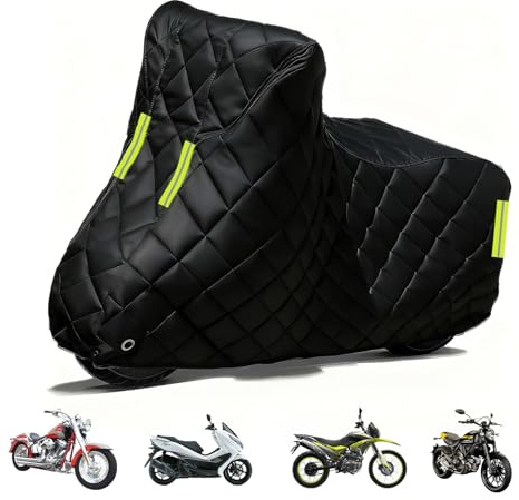 Housse Moto pour Yamaha Tricity 300,Bâche Moto Extérieure épais, Imperméable, Protection UV, Respirante, Anti-Rayures avec Sac de Rangement
