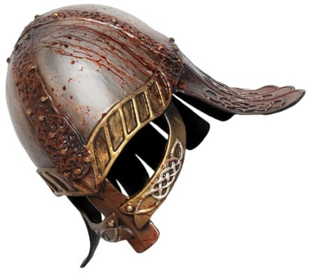 ibasenice Mittelalterlicher Wikingerhelm Helm für Erwachsene | Wikingerkostüm Damen Accessoires, Partyaccessoire für Tanzparty und Renaissance Fest
