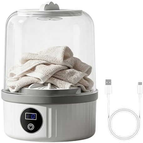 Lavatrice Per Biancheria Intima - Lavatrice Portatile Ricaricabile Tramite USB, Mini Lavtrice Portatile | Per Biancheria Intima, Panni Per Bambini, Stracci Da Cucina, Piccoli Giocattoli Per