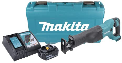 Makita DJR 186 RF1K Akku Reciprosäge Säbelsäge 18 V + 1x Akku 3,0 Ah + Ladegerät + Koffer