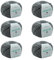 MyOma Merinowolle Zum Stricken - Stein (Fb 3021) - 6 Knäuel Grau - Dick + GRATIS Label - 50g/75m - Nadelstärke 6-7mm - Weich - 79€/kg
