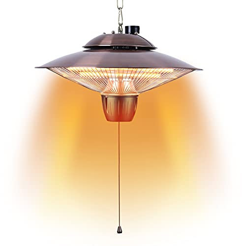 DONYER POWER Outdoor Heaters for Garden Electric Halogen Heater Patio Heater Ceiling Mounted Outdoor or Indoor Use
