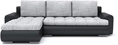 Sofini Ecksofa Tokio VI mit Schlaffunktion! Best Ecksofa! Wohnlandschaft mit Bettkasten! (Lawa 9+ Soft 11 Links)