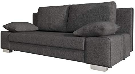 Mirjan24 Schlafsofa Laura, Couch mit Bettkasten und Schlaffunktion, freistehendes Schlafcouch, Couchgarnitur, Bettfofa, Sofa vom Hersteller (Lux 06)