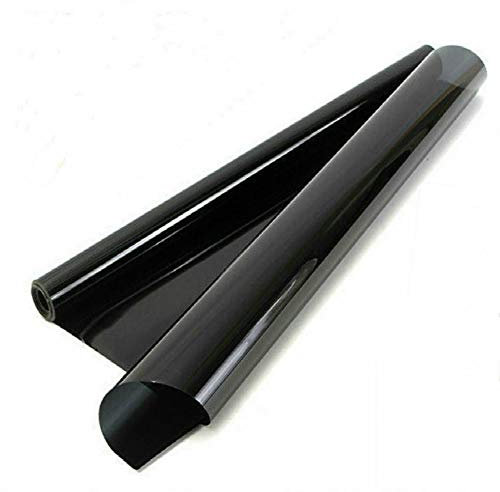 L-DiscountStore Film teinté pour vitres de Voiture Teintant Un Film Noir très foncé 15% / 20% / 25% / 35% / 50% (300 * 50cm)