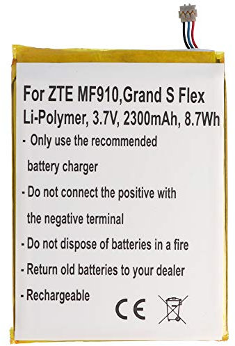 Batteria adatta per ZTE MF910 Li3823T43P3h715345, ZTE Grand S Flex, MF910, MF910 4G LTE