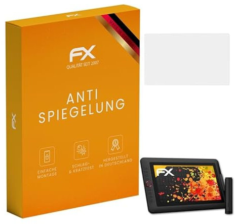 atFoliX Screen Protector compatible with XP-PEN Artist 13.3 Pro Screen Protection Film, anti-reflective and shock-absorbing FX Protector Film (2X)