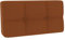 Gutekissen® Palettenkissen Gesteppte Kissen mit Knöpfen, Palettenauflagen Sitzkissen Rückenlehne Gesteppt PFG (Eckkissen 60x40, Orange)