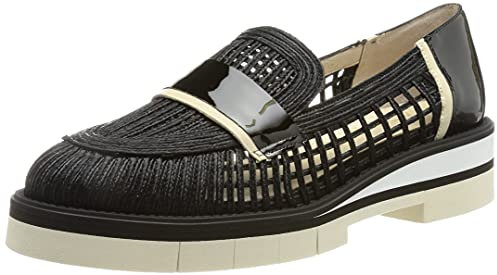 Gadea Damen LEV1451-2 Mokassin, Soutach Negro