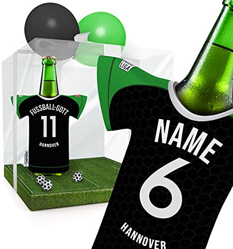 PERSONALISIERTES Hannover Trikot-Kühler Fanset | Passend für FC Hannover 96 H96 | Präsent Trikotkühler by SUPER-Trikot