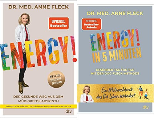 Energy! Der gesunde Weg aus dem Müdigkeitslabyrinth - Mit 30-Tage-Selbsthilfeprogramm + ENERGY! in 5 Minuten: Gesünder Tag für Tag mit der Doc-Fleck-Methode - Ein Mitmachbuch, das Ihr Leben verändert