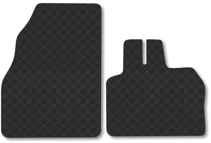 Nissan NV250 (2020-2022) 3mm Rubber Car Mats | Tailored Fit Durable Floor Mats Full Coverage Protection Waterproof Accessories Easy Clean Anti Slip Made in the UK