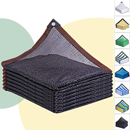 Outdoor Schattiernetz 2x3m Sonnensegel mit 70% Schattierwirkung Schattennetz UV-Schutznetz Atmungsaktiv Kühlend Balkon Garten netze Windschutznetz Stall