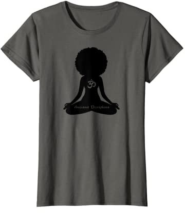 Damen Alte Disziplin BLM OM Meditation Yoga T-Shirt