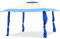 RELAX4LIFE Gartenpavillon, Pavillon Höhenverstellbar, Faltpavillon mit Doppeldach&Metallstruktur&Rolltasche, Partyzelt Wasserdicht&Sonnenshutz, Gartenzelt für Party Festival (Blau)