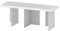 Tojo-bieg Anbaumodul klein | erweiterbares Regal | freistehendes Bücherregal | MDF beschichtet weiß, Winkel Aluminium | 80 x 28 x 26 cm