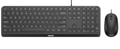 Philips Spt6207B/00 Keyboard Mouse Included Home USB Us English, SPT6207B/00