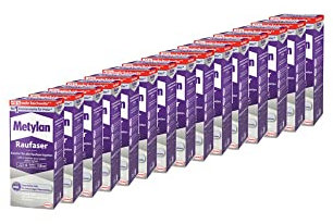 Metylan Raufaser, starker Tapetenkleister für Raufasertapete mit hoher Anfangsklebkraft, langlebiger & korrigierbarer Kleister mit Methylcellulose, 15x360g
