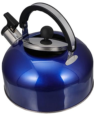 Hoement Topf Pfeifkessel Edelstahl Camping-teekanne Teekocher Für Die Küche Wasserkessel Camping Herdpfeifen Teekessel Pfeifkessel Für Herd Teetassen Gas Heizung Keramik Rostfreier Stahl