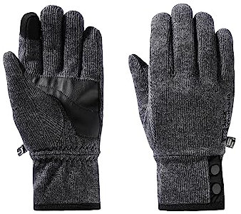 Jack Wolfskin WINTER WOOL GLOVE dark grey L