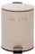 simpa 5L 5 Litre Matt Mushroom Slim Soft-Closing Pedal Dustbin.