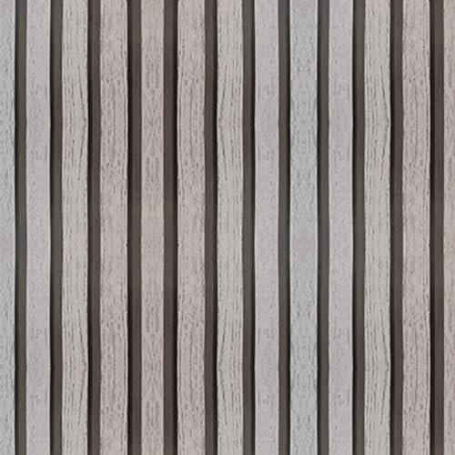 Camiraft 53 * 950CM 3D Tapete Holzoptik Papiertapete mit Holz-Optik,1 Stück 3D -Paneele im modernen Lamellenwand Holz Imitation Muster Lamelle,Hellgrau