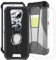 HGJTFANY für Unihertz Tank 3 Hülle mit 2 x Gehärtetem Glasfolie, 360° Drehbar Handy-Ringhalter Case, Schwarz Weiche Silikon Anti-Kratzer Schutzhülle Cover für Unihertz Tank 3 (6.79)