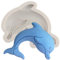 MINFEIDMS Delphin Silikon Fondant Formen Delfin Schokolade Süßigkeiten Formen für Zucker Kuchen Dekorieren Cupcake Topper Gummi Paste Polymer Clay