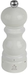 PEUGEOT - Paris Salt Mill u'Select 15 cm - 6 Predefined Grinding Settings - Made of PEFC-Certified Wood - Made in France - Pearl Gray Lacquer Finish