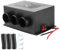 Segrehy Auto-Heizung, Auto-Wärmer, 12 V, tragbare Auto-Heizung für den Winter, 3-Loch, tragbare Winter-Heizung, Wärmer, Windschutzscheiben-Entfroster, Nebelentfernung,